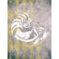 thumbnail image 2 of Soave, Alicia 19x24 White Modern Wood Framed Museum Art Print Titled - Vintage Harlequin Shell 1, 2 of 4