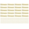thumbnail image 1 of 20 Ensembles de Charnières Rabattables en Fer Jaune de 3 Pouces (75x25mm) Robustes, Charnières Rabattables Résistantes à la Rouille avec 120 Vis pour Armoires, Tables Pliantes, Bureaux et Matériel de Mobilier de Maison, Installation Facile, 1 of 6