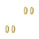 thumbnail image 1 of Sonducket Pendientes de aro de 2 uds., colgante de abalorio de plata dorada, joyería de boda para mujeres y niñas, regalo a la moda Type3 NO3, 1 of 6