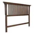 thumbnail image 1 of Scranton & Co Queen Headboard in Vintage Oak Solid Wood with Mission Slat Design, 1 of 7