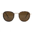 thumbnail image 2 of Bifocal Reading Sunglasses Unisex Vintage Fashion Panto Frame Tortoise Gold+2.75, 2 of 5