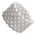 thumbnail image 2 of tredstone Exquise Perle Strass Bracelet Extensible pour Mariage Mariage Femmes S Accessoire à la Mode Blanc 6 Rangée 1Set, 2 of 6