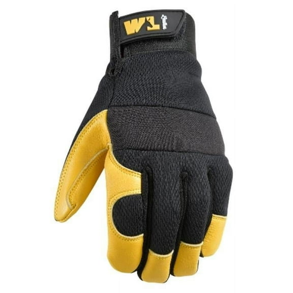 Wells Lamont 3280L Mens Grain Cowhide Leather Hybrid Gloves - Large