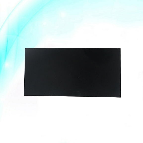 Topbathy Black Guitar Pickguard Sheet Premium Plastic Material with Self Adhesive for Acoustic Guitar