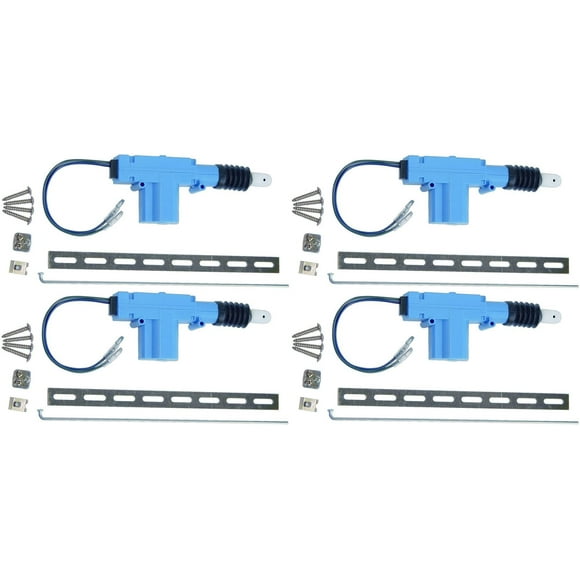 4X Bullz Audio Universal Power Door Lock 2 Wire Actuator Motor Kit BDLA-4