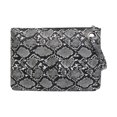 thumbnail image 1 of Jumpingount Bolso De Mujer Vintage Y De Moda Conveniente Y Práctico Bolso De Sobre De Piel De Serpiente Bolso De Embragues Bolsas de mensajero y de hombro negro, 1 of 6