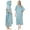 Light Blue, variant on Surf Poncho Changing Robe with Hood, Thick Quick Dry Microfiber Wetsuit Changing Towel for Surfing Beach Swim Outdoor Sports Men, Absorbent Wearable Towel Cover Up with Pocket, Navy Blue