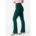 thumbnail image 3 of Roaman's Women's Plus Size Tall Plus Size Ponte Bootcut Pant With Pockets And Pull On Elastic Waist, 3 of 3