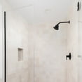 thumbnail image 2 of Westbrass CO573F-26 5" Round 5-Function Filtered Adjustable Spray Shower Head with S-Shaped 10.5" Shower Arm, Polished Chrome, 2 of 11