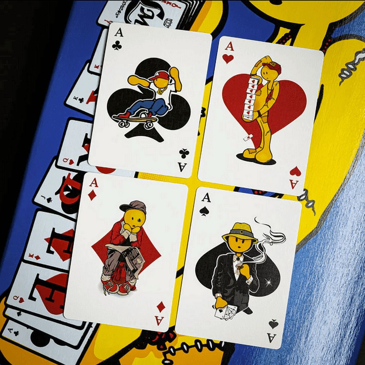 LANCE MOUNTAIN SILVER ANNIVERSARY DOUGHBOY PLAYING CARDS by Fulton