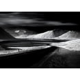 thumbnail image 2 of Dai, Wei 18x14 Black Ornate Wood Framed with Double Matting Museum Art Print Titled - Winter Impression, 2 of 4