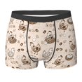thumbnail image 6 of Men's Boxer Briefs, Chicken With Floral Soft Comfy Mens Underwear Boxer Briefs Breathable With Widen Waist, 6 of 7