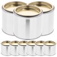 thumbnail image 1 of 8pcs Paint Mixing Iron Can Round Metal Oil Paint Cans Portable Printing Ink Storage Can Practical Paint Storage Can Sturdy Oil Ink Container For Home, 1 of 3