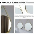 thumbnail image 4 of Round Makeup Mirror Punch-free Wall Vanity Mirror Entryway Hanging Beauty Mirror, 4 of 6