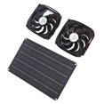 thumbnail image 1 of 15W Solar Panel Fan Efficient Ventilation for RVs Greenhouses Pets Lightweight and Portable High Efficiency and Energy Saving Design, 1 of 8