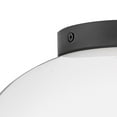 thumbnail image 3 of 83301BK-CO Lark Stu - 10W 1 LED Small Flush Mount-4.75 Inches Tall and 11 Inches Wide-Black Finish, 3 of 9