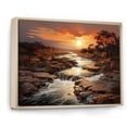 thumbnail image 2 of Designart "Scenic Splendor of Nevada s Canyons V" Landscapes Floater Framed Canvas Print, 2 of 7
