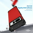 thumbnail image 5 of Jiahe Cover For Google Pixel 7 Pro 6.7 inch 3 in1 Rugged Shockproof Heavy Duty Silicone Bumper Hard PC Phone Protection Case,Red, 5 of 6