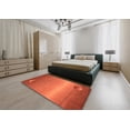 thumbnail image 5 of Ahgly Company Machine Washable Indoor Round Abstract Orange Red Area Rugs, 6' Round, 5 of 7