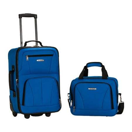 Rockland Fashion 2pc Luggage Set - Blue