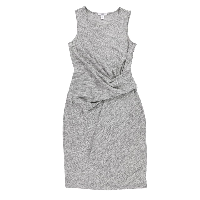 bar III Vestido ceñido al cuerpo para mujer, gris, mediano