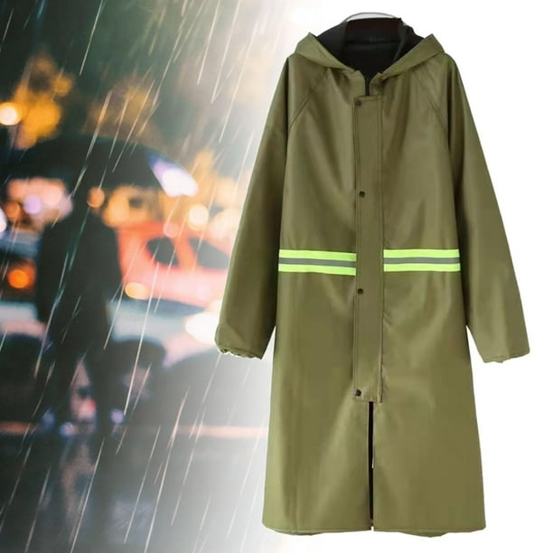 Chaqueta de lluvia reutilizable para impermeable para trabajo al aire libre, viaje en motocicleta para adultos.