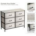 thumbnail image 4 of Sorbus Dresser with Fabric Drawers - Wide Chest of Drawers - Great for Bedroom and Living Room Organizing - Collapsible Drawers & Portable TV Stand, 4 of 8