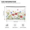 thumbnail image 3 of Cauagu Wild Herbs for Tyvek Makeup Bag,Reusable Travel Cosmetic Bag Women Organizer Toiletry Bag Birthday,Gifts for Women Girlfriend Mom Teacher 6.5’’*8.9’’, 3 of 7