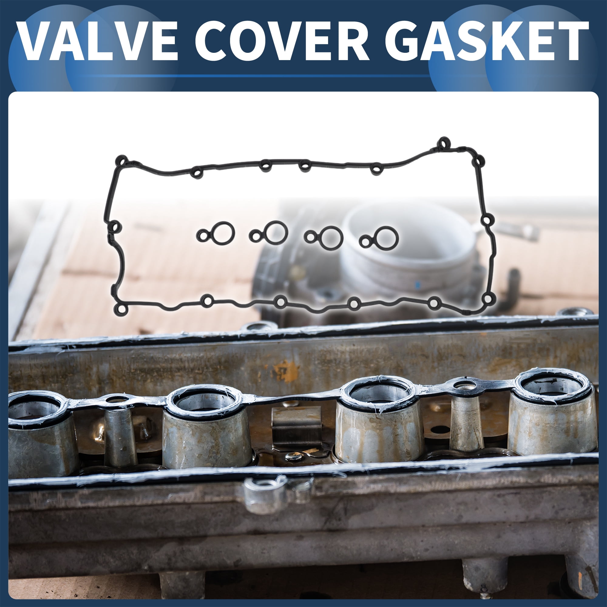 Unique Bargains Durable Valve Cover Gasket Set Compatible with Dodge Dart Models