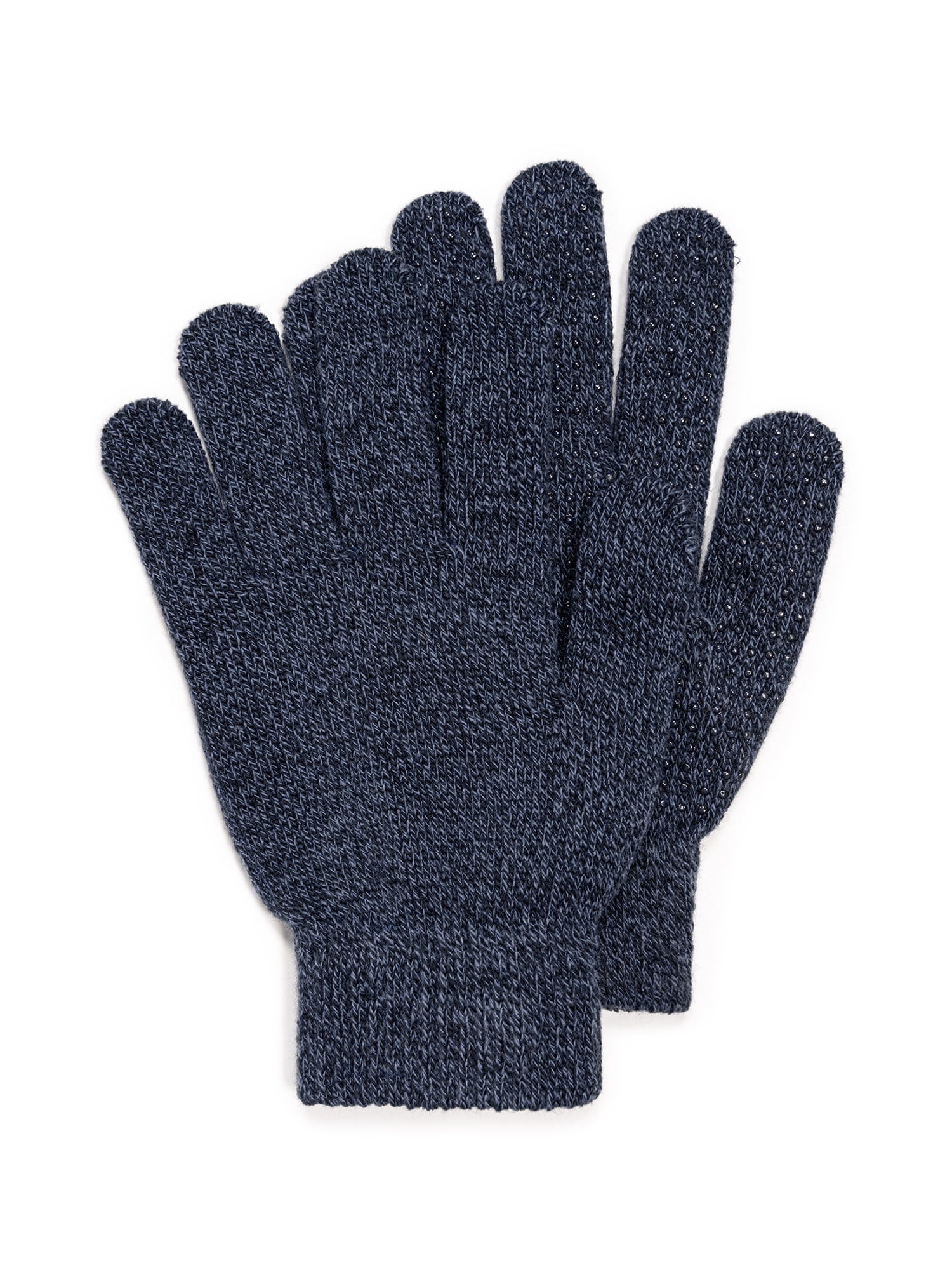 MUK LUKS Women's Marled Stitch Beanie & Magic Gloves, 2 Piece Set