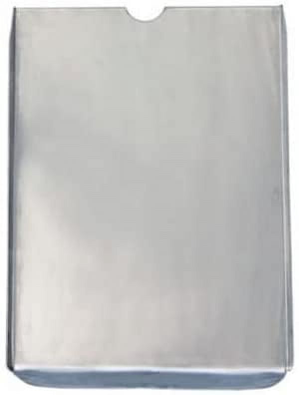 Davy Crockett Single Piece Grease Tray, Stainless Steel