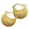 thumbnail image 3 of a refined and engaging product description for your **Vintage Ball Hoop Earrings**:\n\n \n\n**Vintage Ball Hoop Earrings for Women – Minimalist Design, 3 of 5