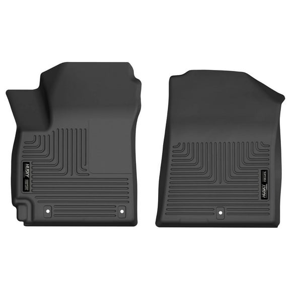 Husky Liners 15291 Weatherbeater Floor Mats Fit 2020-2025 Kia Soul - Front - Black - 2 Pc