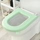 thumbnail image 1 of Accesorios de baño Asiento de inodoro de EVA Asiento de inodoro doméstico Asiento de anillo Funda de asiento impermeable ligera para asiento de inodoro con asa Adaptable a diferentes estaciones Cojín, 1 of 7