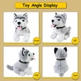 thumbnail image 2 of Peluche de peluche para perros husky de peluche, 20 cm, con etiqueta con su nombre para escribir, 2 of 3