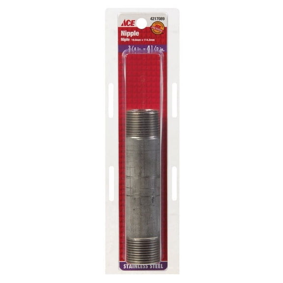 Smith-Cooper Nipple Stainless 304 3/4 " X 4-1/2 "
