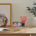 thumbnail image 3 of Digital Alarm Clock LED Desktop Alarm Clocks Control Snooze Night Mode Table Clock 12/24H LED Clocks Home Decorations (S2), 3 of 7