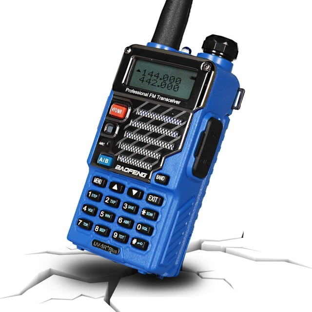 Radio bidireccional BAOFENG UV-5R+ Plus recargable de largo alcance