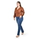 thumbnail image 2 of Blusa escote cruzado Roman Fashion /Tallas Extras, 1883 (Chedron) cafe 36, 2 of 6