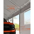 thumbnail image 3 of Yeshouse 13x25FT Carport with Roll-up Windows and Removable Sidewalls & Doors, Car Canopy for Car Boat Party, 3 of 6