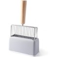 thumbnail image 1 of QPENWEI 1 pièce gris Pelle à litière pour chat - Outil de nettoyage en plastique de qualité supérieure - Durable et facile à nettoyer, 1 of 4