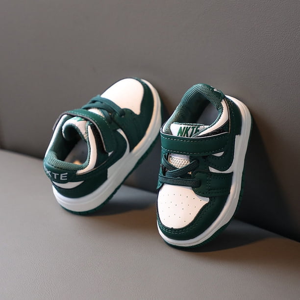 Zapatos deportivos para niños Zapatillas de deporte Primavera y otoño Estilo coreano Zapatos de bebé para niños y niñas Zapatos de una sola capa Zapatos para niños pequeños
