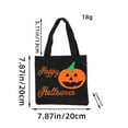 thumbnail image 3 of EUDIDV Pumpkin Bucket Candy Bucket Halloween Pumpkin Handbag-non-woven Fabric Gift Bag-candy Bag, 3 of 4