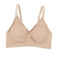 thumbnail image 3 of Breathable Nursing Bra Maternity Bra Nursing Bra Women Portable Nylon Soft Elastic Breathable Adjustable Maternity Breastfeeding Bra L ANGGREK AC6884, 3 of 8