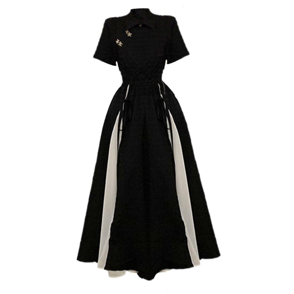 Vestido Cheongsam chino para mujer, vestido largo elegante, vestido de verano a la moda para fiesta SG