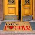 thumbnail image 5 of Jierger Welcome Door Mats,Summer Floor Mats Holiday Mats Welcome Door Mats Polyester Door Mat Beach Non Slip Floor Mat for Home Entrance, Outside Entry, Yard, Floor Summer Porch Decor, 5 of 7