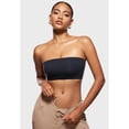 thumbnail image 2 of Sostén Bandeau INLYRIC Sin Costuras, Sin Tirantes, Elástico, Negro, Talla L, 2 of 6
