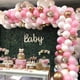 thumbnail image 1 of Pink White and Gold Balloon Garland Arch Kit - 123pcs Rose Gold Balloons for Girls Birthday Baby Shower Wedding Bridal Shower Party Decorations, 1 of 4