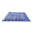 thumbnail image 2 of Ahgly Company Machine Washable Indoor Round Persian Blue Traditional Area Rugs, 8' Round, 2 of 4