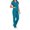 Sky Blue 03, variant on Karymi Going Out Tops for Women Medical Scrub Set, V-Neck Short Sleeve with Big Pocket Top Elastic Drawstring Waist Pants with Side Pocket, Healthcare Uniform T Shirts for Women